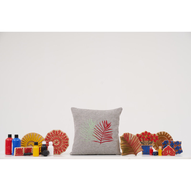 Housse de coussin décorative, 50% polyester / 50% coton, 16,9 po x 16,9 po | Impression numérique, lavable à la machine à 86 ° F | Parfait pour la décoration intérieure, le salon et la chambre à coucher, tissu doux et durable