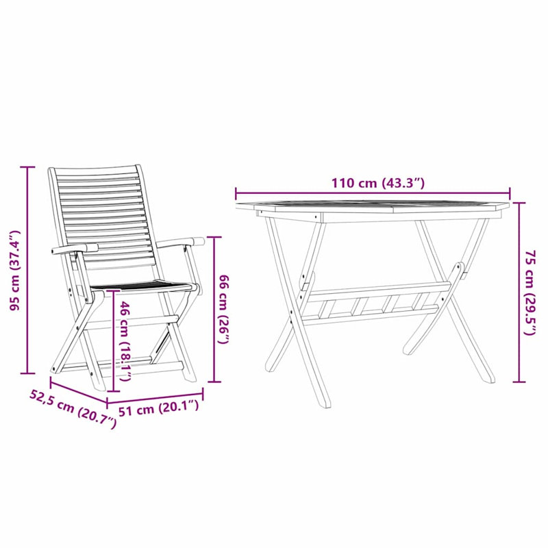 Patio Dining Set with