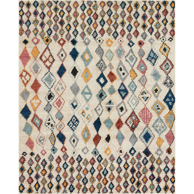 Victorville Abstract Indoor Rug, Rectangle 8' x 10'