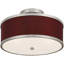 Plafonnier semi-encastré en tissu Enda-88400135-88400137-88400138