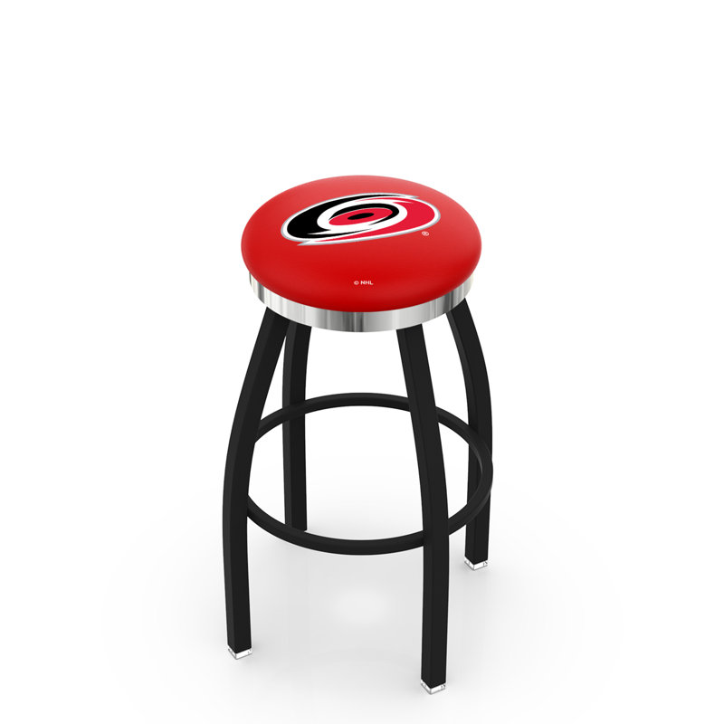 NHL 36" Swivel Bar Stool, Carolina Hurricanes