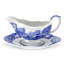 Spode Blue Italian Sauceboat & Stand 9 Oz