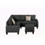 Canapé modulaire 6 pièces rembourré-1431881184