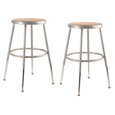 Height Adjustable Lab Stool by National Public Seating