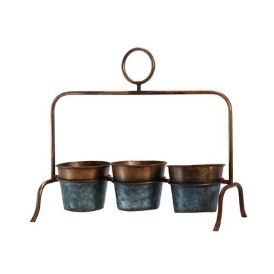Pot de fleurs en métal Panos