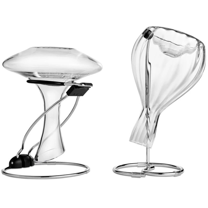 Wine Enthusiast Collapsible Decanter Drying Stands (Set of 2)