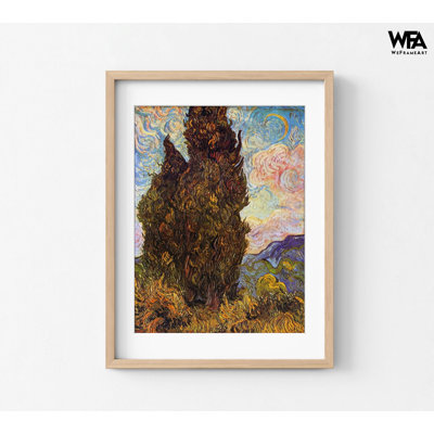 Cypress par Vincent Van Gogh, impression d'arbre de Van Gogh, Art de la nature, décoration de grand arbre, impression murale botanique, Art mural nature