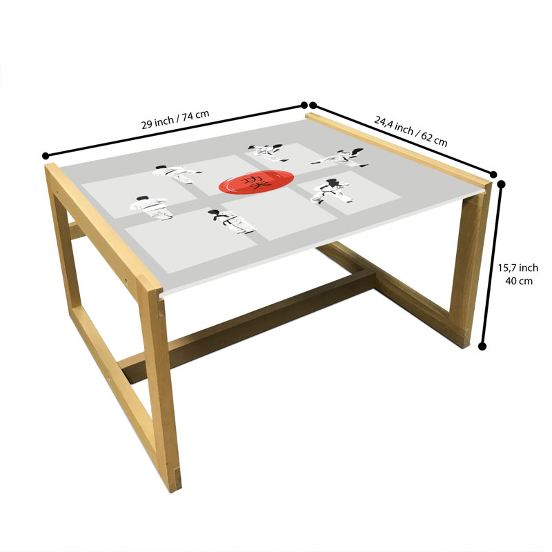 Irasemis Sled Coffee Table, 62cm H x 74cm W x 40cm D