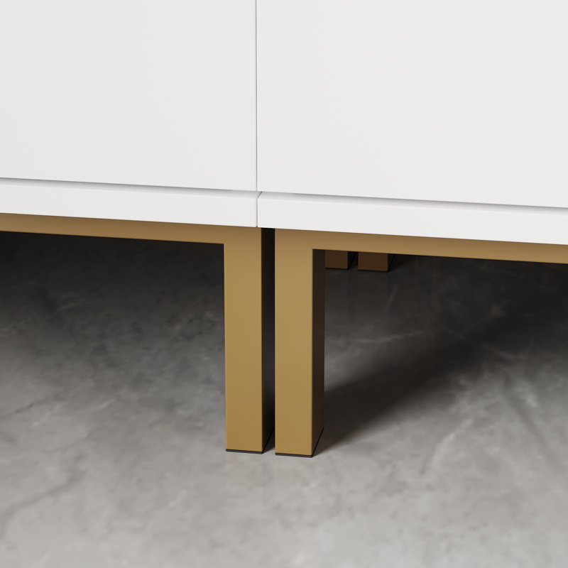 Table de chevet 2 tiroirs Jawahir, Blanc