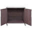 Chariot pour îlot de cuisine 42,1 po avec armoire de rangement pour l'extérieur-1645468805