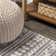 Imlil Tribal Geometric Stripe Light Gray/Cream Rug