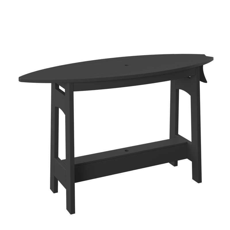  Table de surf 48 po. Noir, H 30 po x l 48 po x P 21 po, Noir, Noir