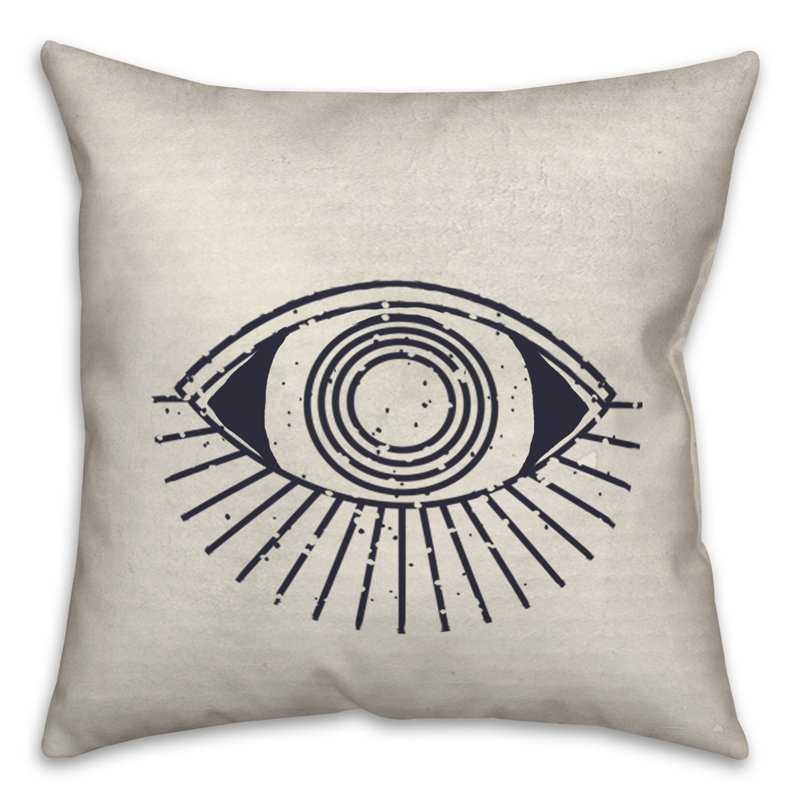  Housse et insert de coussin carré Seeing Eye 2, 20 po x 20 po
