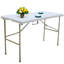 Dreanda Rectangular Metal Folding Outdoor Camping Table , 122cm cm W 61cm cm D
