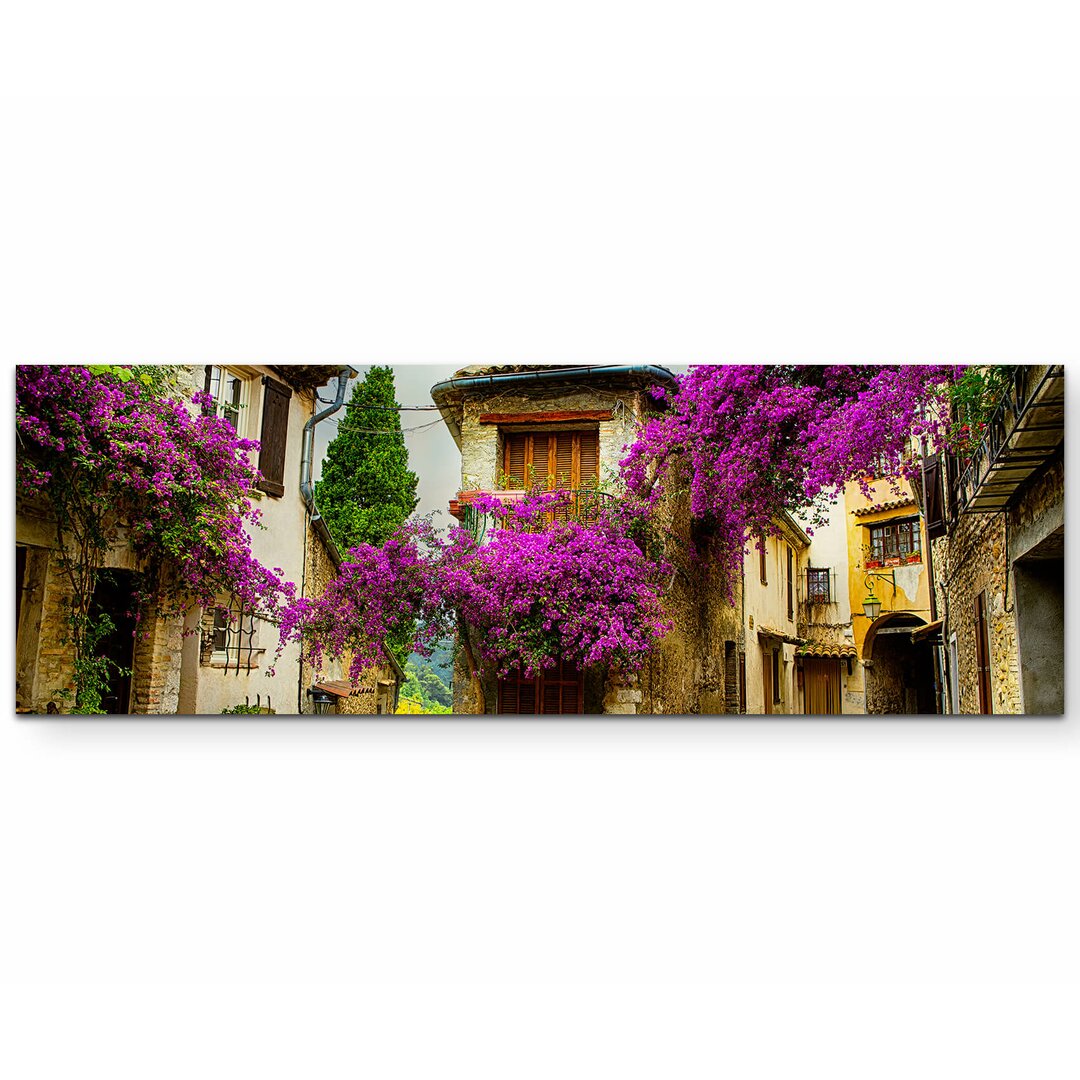 Leinwandbild Wunderschöne alte Stadt in der Provence