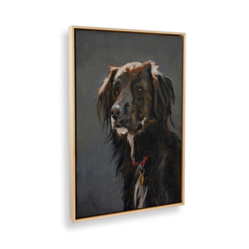 Reproduction d'art sur toile, "Pet Portraitudes VI" par Marian Parsons, 18" H x 12" W, Tanné