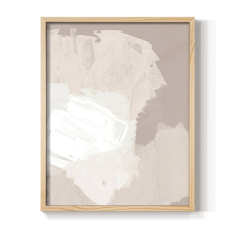 Cloud Slate I, reproduction encadrée - bois massif, H 11 po x l 9 po