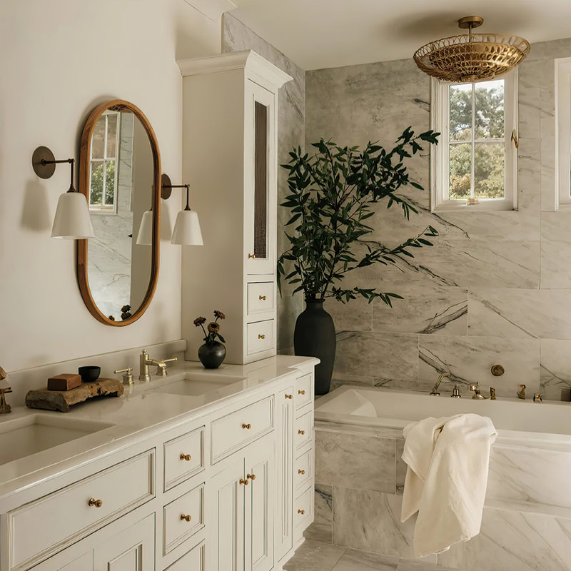 2-Handles 3 Hole Widespread Vainity Faucet in Brushed Gold with Pop Up Drain and Supply Hose