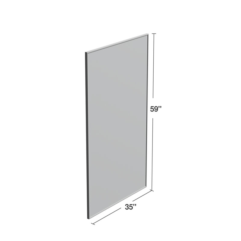 Miroir suspendu Kinkaid, Or, 59 po x 35 po