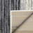 Fresno Grey Cream Black Modern Geometric Lines Area Rug-102211020