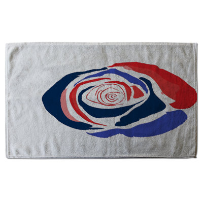 Cotton Floral Waffle Kitchen Towel