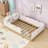 Upholstered Platform Bed With Animal Pillows And Storage Bags-1400849027