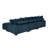 122" Upholstered Corduroy Sofa With Solid Wood Legs-102355279
