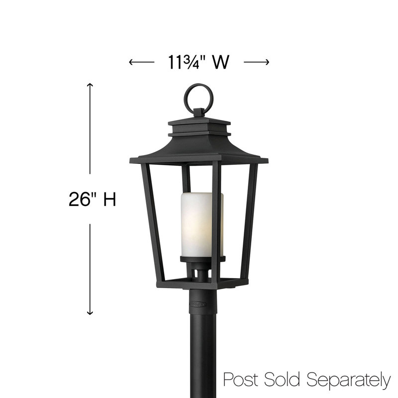 Sullivan 1-Light Lantern Head, Black, Incandescent
