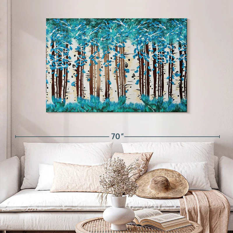 Forêt turquoise d'Alvord, H 32 po x l 48 po