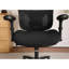 Chaise de bureau en filet avec hauteur de dossier réglable et angle d'appui-tête et support lombaire adaptatif