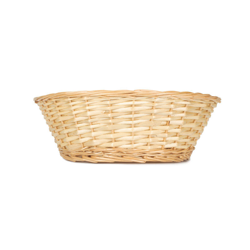 Foraker Wicker Tapered Storage Tray Basket