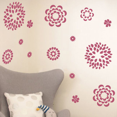 Plants & Flowers Non-Wall Damaging Wall Decal