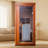 One Person Far Infrared Red Cedar Standard Indoor Sauna Room