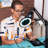 Lightview Pro 33 in. Adjustable Swing Arm Integrated 2.25X Magnifying LED Desk Clamp Lamp