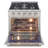 KUCHT Professional 30 in. 4.2 cu. ft. Natural Gas Range with Sealed Burners and Convection Oven in Stainless Steel with Silver Oven Door-94094666-50147958