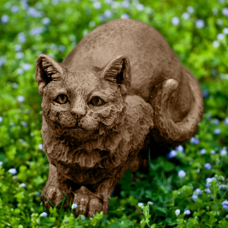 Patience Statue, Aged Limestone