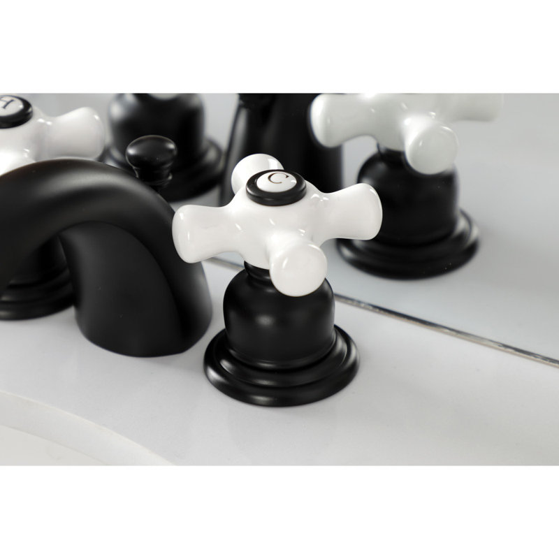 Robinet de salle de bain Kingston, Noir mat