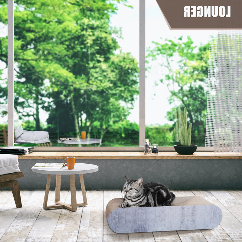 Lit orthopédique pour chat, gris