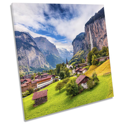 Lauterbrunnen Swiss Alps - Wrapped Canvas Print