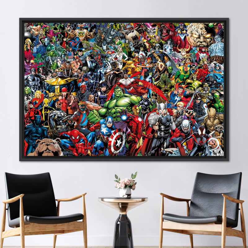 Print on Canvas, Framed Print without Mat, 20 cm H x 30 cm W, Black
