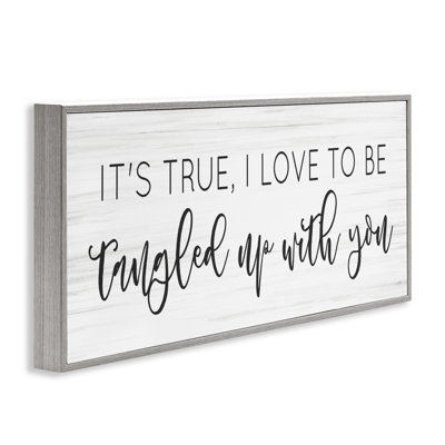 Tangled Up With You Framed Giclee, design by Lux + Me Designs