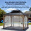 Netting for cedar wood Gazebo - 300cm x 360cm, suitable for A102032602
