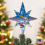 Décoration pour sommet de sapin enneigé-2038461025