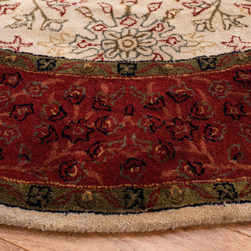 Griswold Wool Pile Oriental Rug, Round 6'
