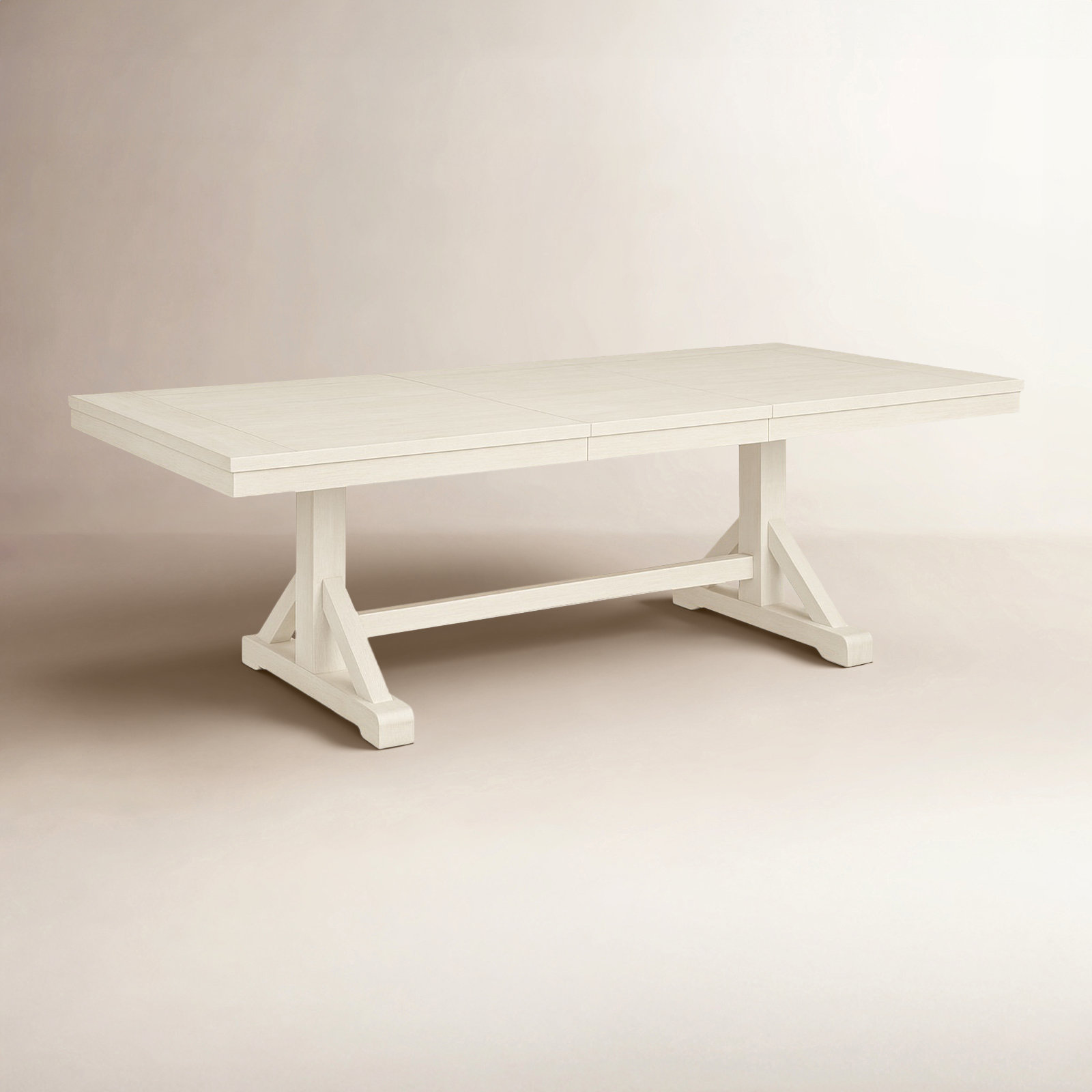 Hues 40'' Extendable Dining Table, Bisque