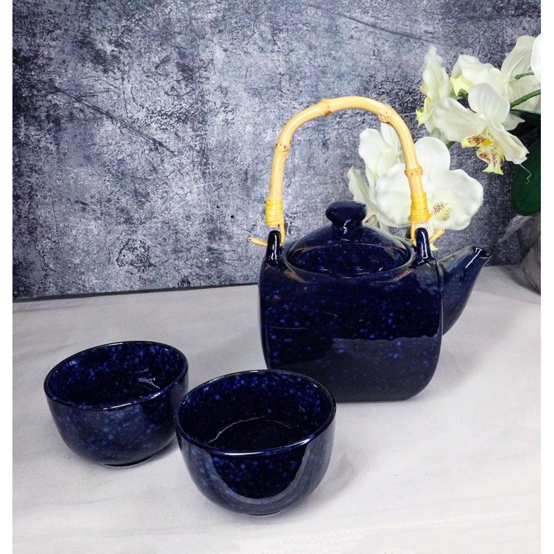 Ensemble de théière 32 oz avec 2 tasses à thé