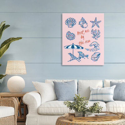 Meet Me By The Sea Canvas, design by The Prints Vibe