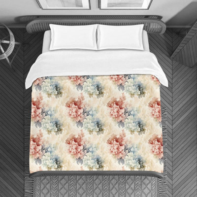 Literie baroque à motif floral