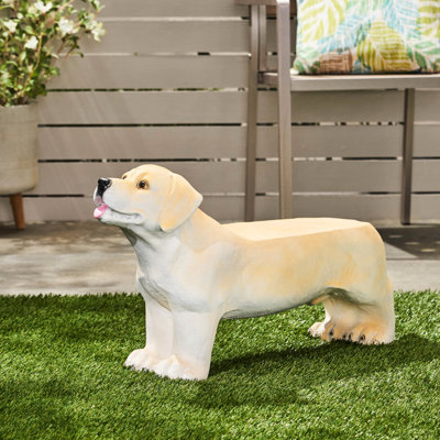 Outdoor Brown Bench For Dogs - No Assembly, Design Included Dog Satisfaction Adds Value To Patio