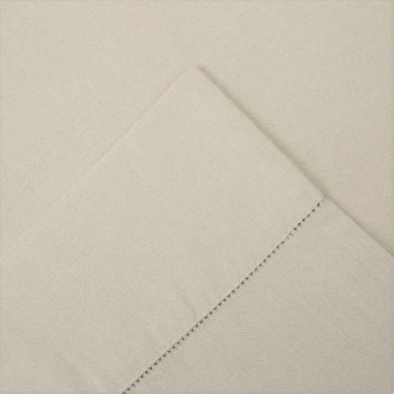 Pointehaven 190 GSM 100% Cotton Flannel Deep Pocket Sheet Set, Storm Gray, Twin Sheet Set+Fitted Sheet+2 Pillowcases